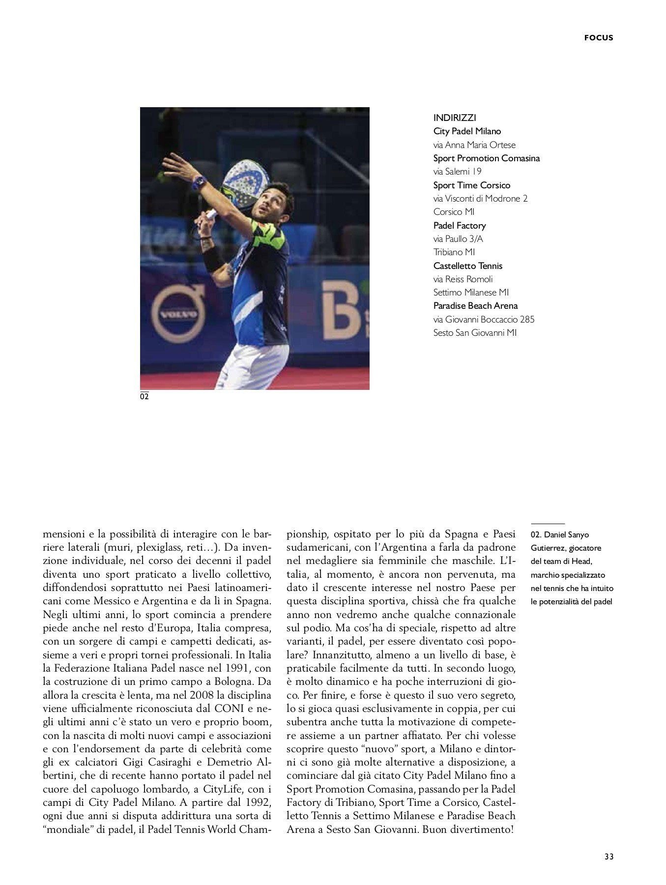 Storia di uno sport ibrido (Club Milano, Febbraio 2019)